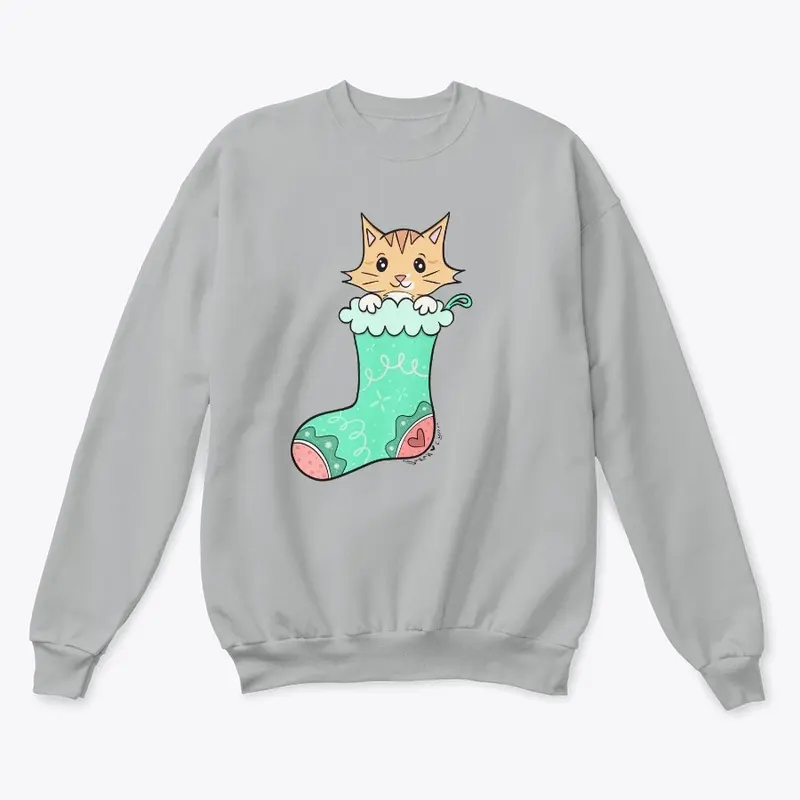 Holiday Leo the Cat Sweatshirt