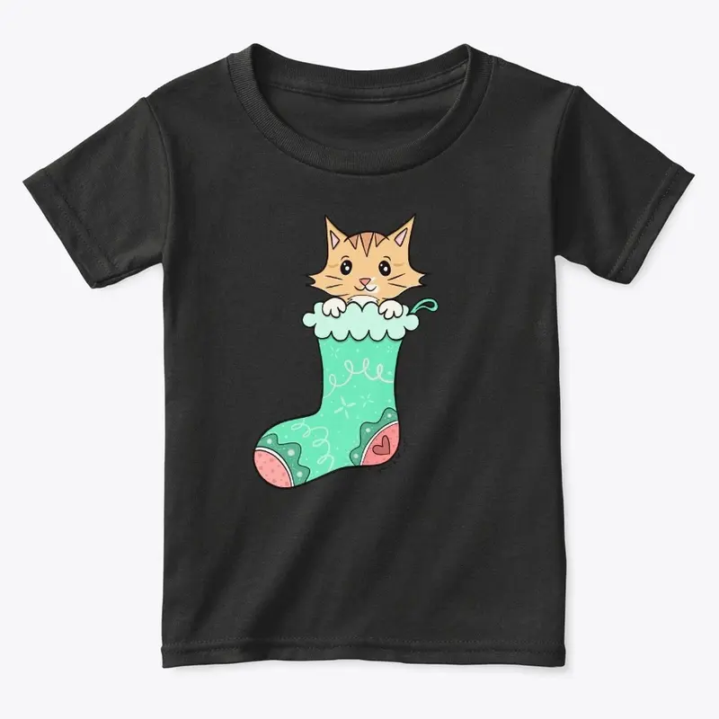 Holiday Leo the Cat Kids T-Shirt